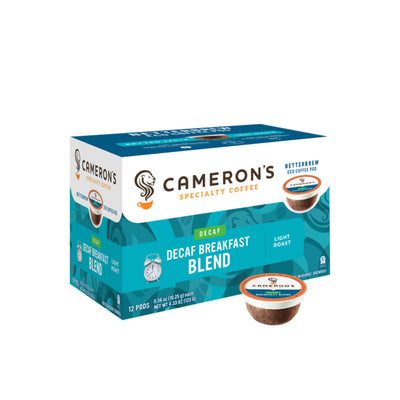 Cameron's Wood & Water Breakfast Blend Decaf Single Serve Coffee Pods