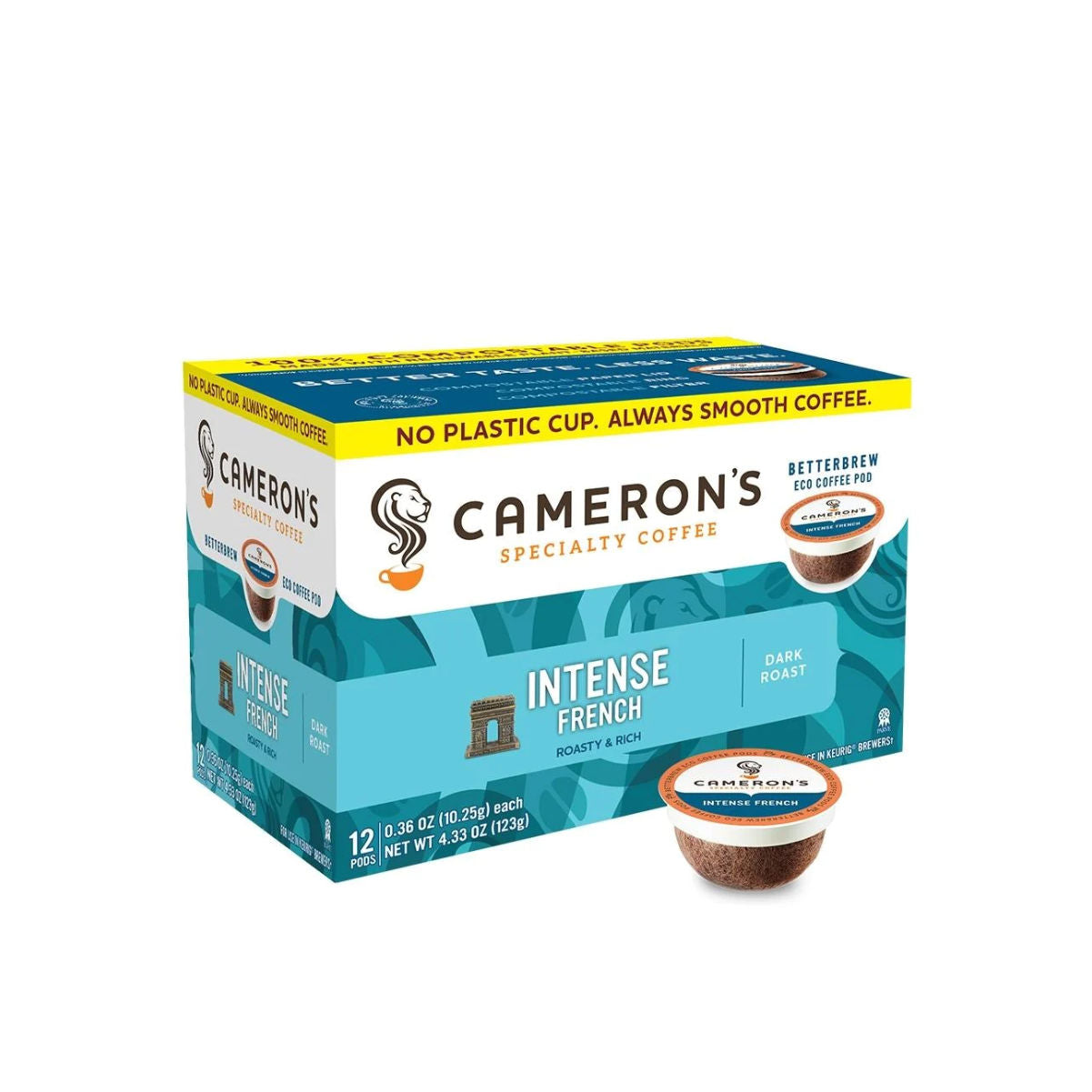 Cameron's Intense French Single Serve Coffee Pods