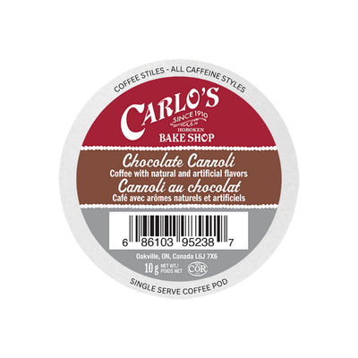 Carlo's Bake Shop (Cake Boss) Chocolate Cannoli Single-Serve Coffee Pods