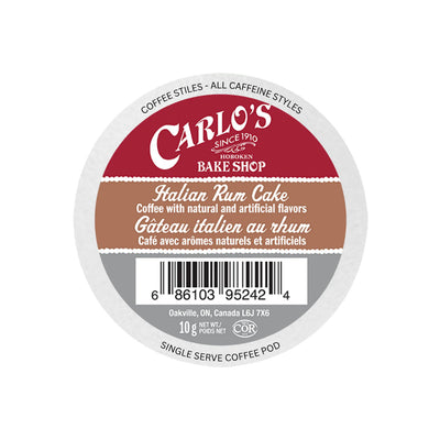 Carlo's Bake Shop (Cake Boss) Italian Rum Cake Single-Serve Coffee Pods