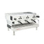La Marzocco Linea Classic S three group commercial espresso machine, three-quarter front view