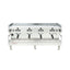 La Marzocco Linea Classic S four group commercial espresso machine, front view in stainless steel