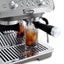 De'Longhi La Specialista Arte Evo Espresso Machine with Cold Brew in metal, cold brew extracting into a glass