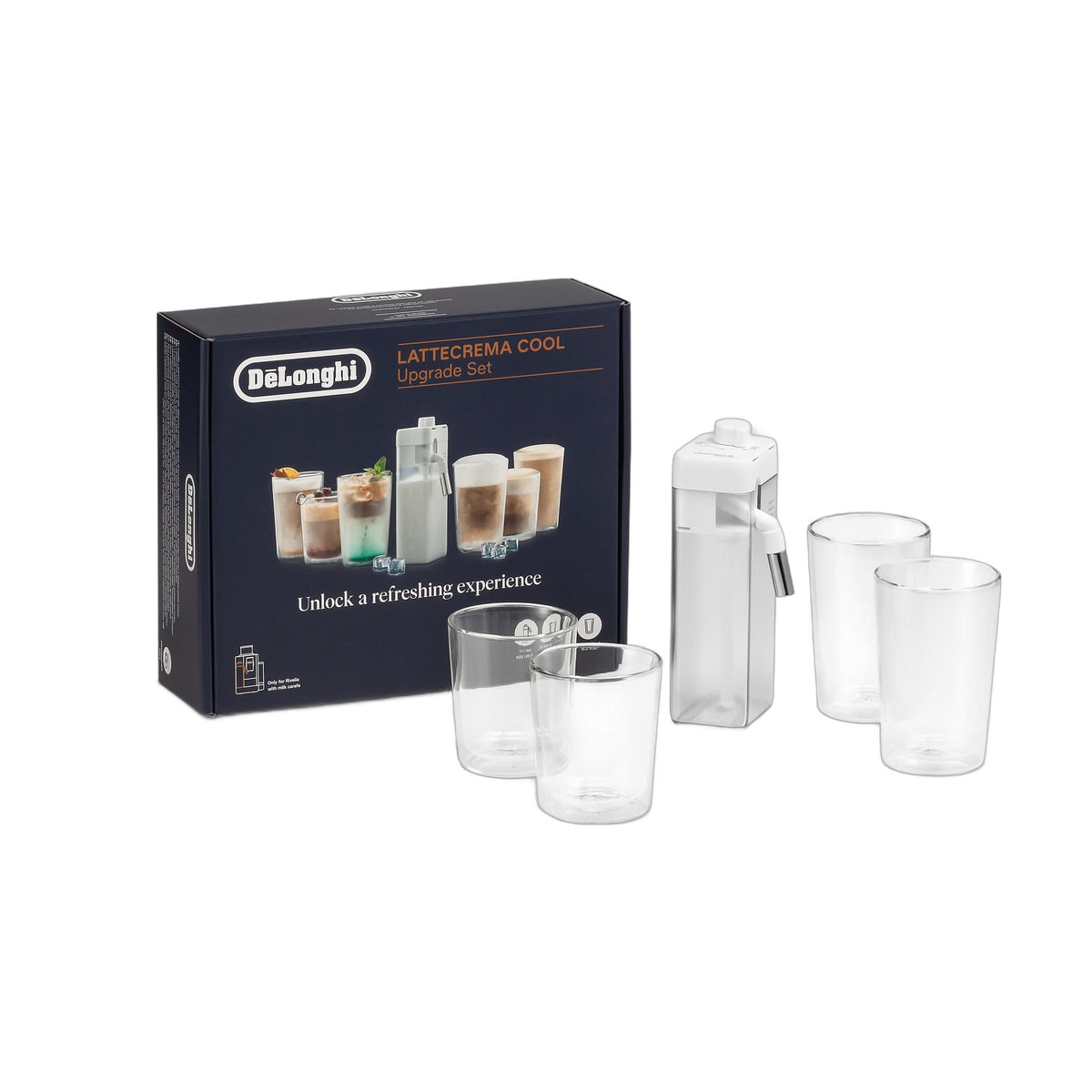 De'Longhi LatteCrema Cool Upgrade Set for Rivelia, full set with packaging