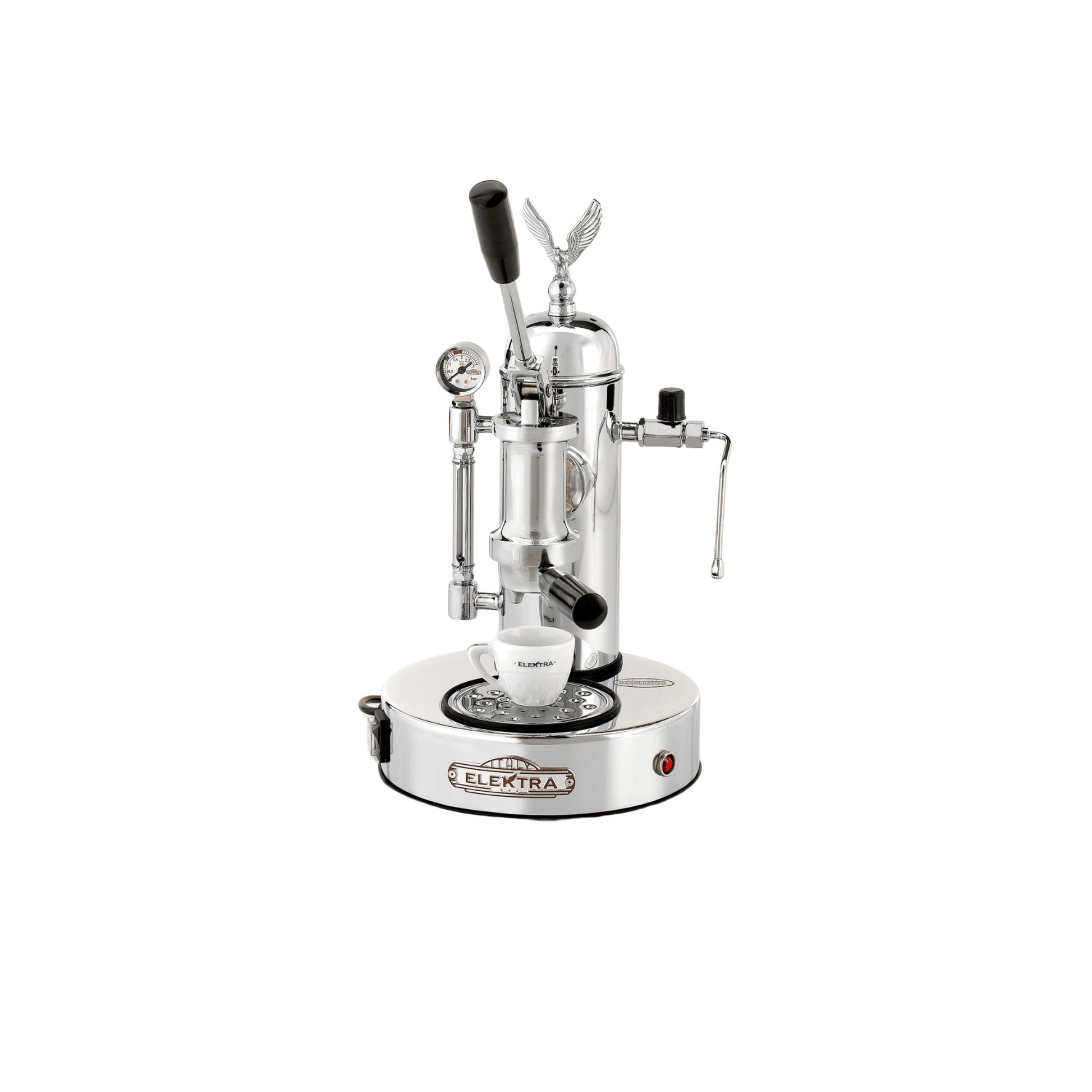 Elektra Microcasa Leva Lever Piston Espresso Machine, Chrome