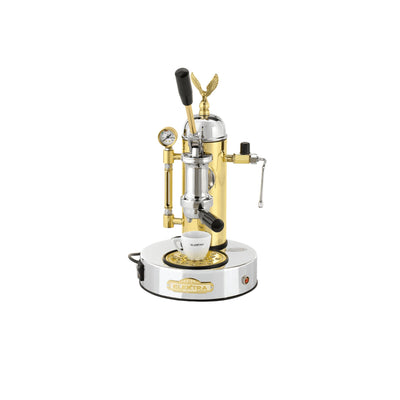 Elektra Microcasa Leva Lever Piston Espresso Machine, Chrome & Brass