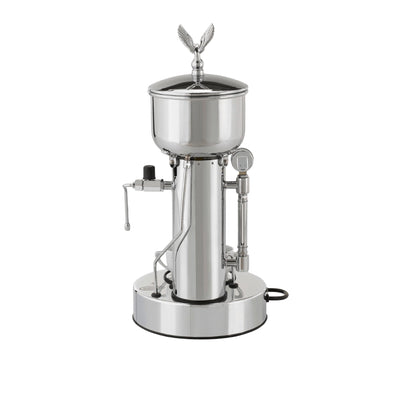 Elektra Microcasa Semi-Automatica Espresso Machine, Chrome, side view