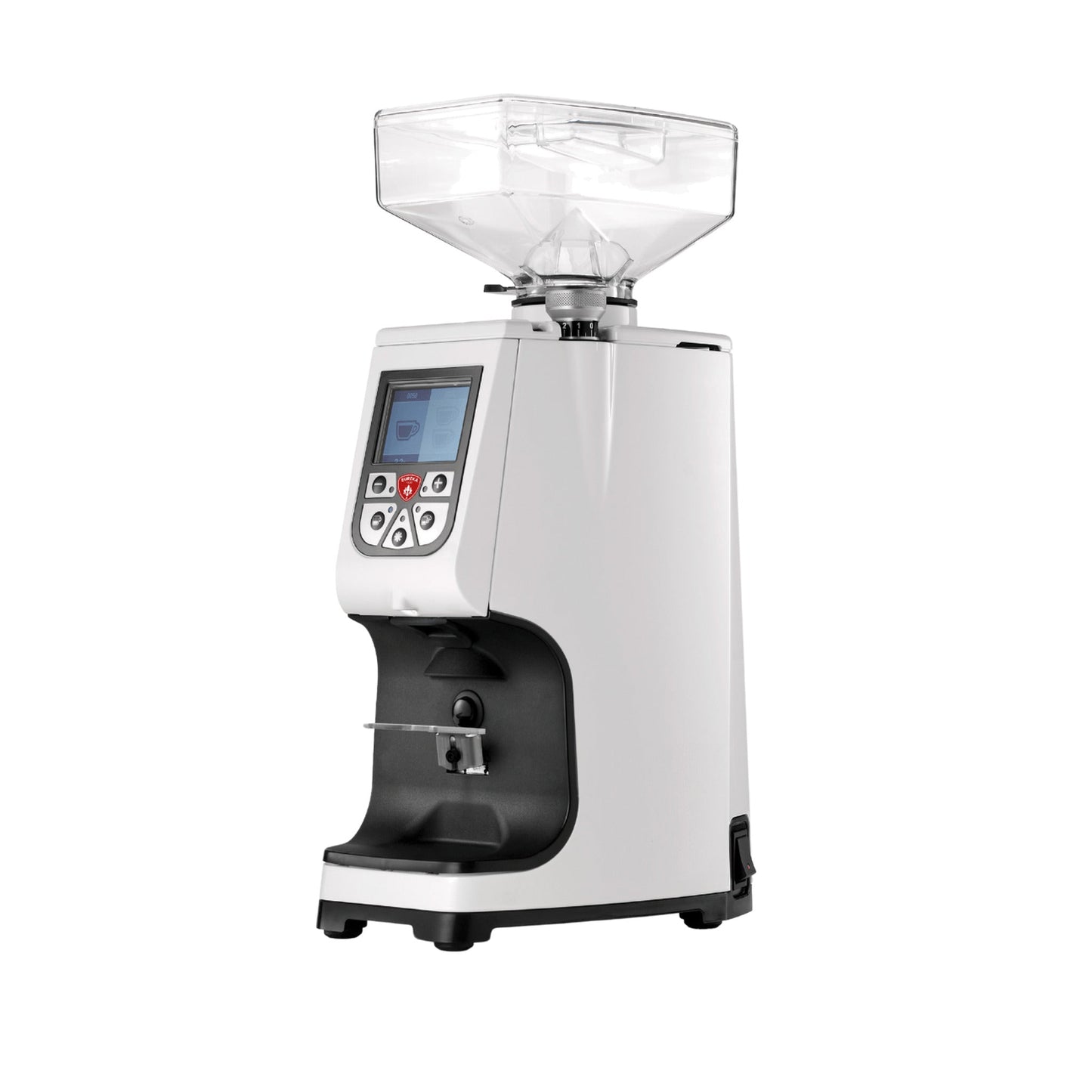 Eureka Atom 60 Timed Coffee Grinder in white