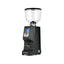 Eureka Atom Specialty 65 coffee grinder in matte black, front three-quarter view