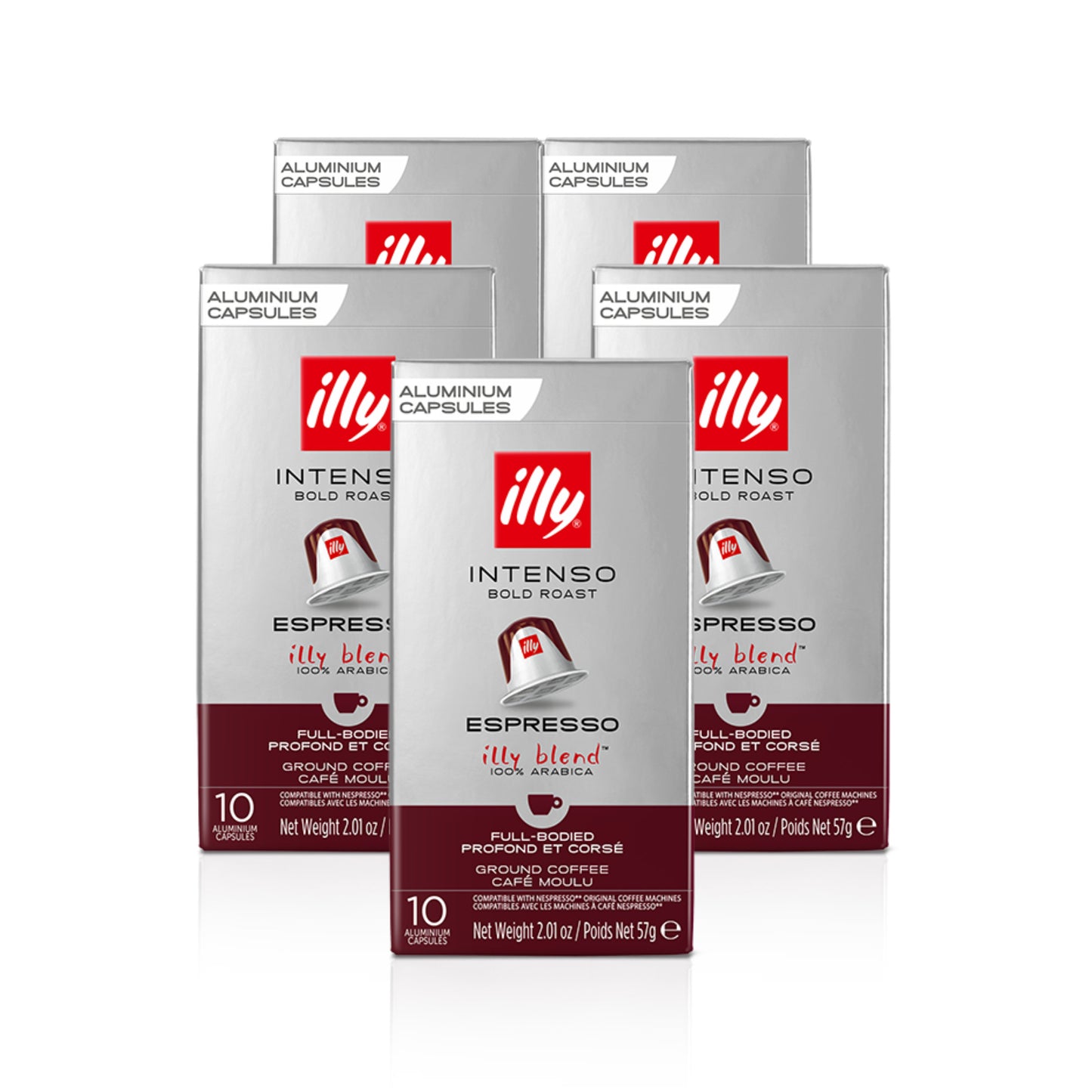 Illy Intenso Nespresso Compatible Capsules - Dark Roast (10 Count)