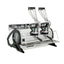 La Marzocco Leva S two group commercial lever espresso machine, angled view