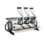 La Marzocco Leva X three group commercial lever espresso machine, angled view