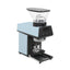 La Marzocco Pico Coffee Grinder in blue, 3/4 front