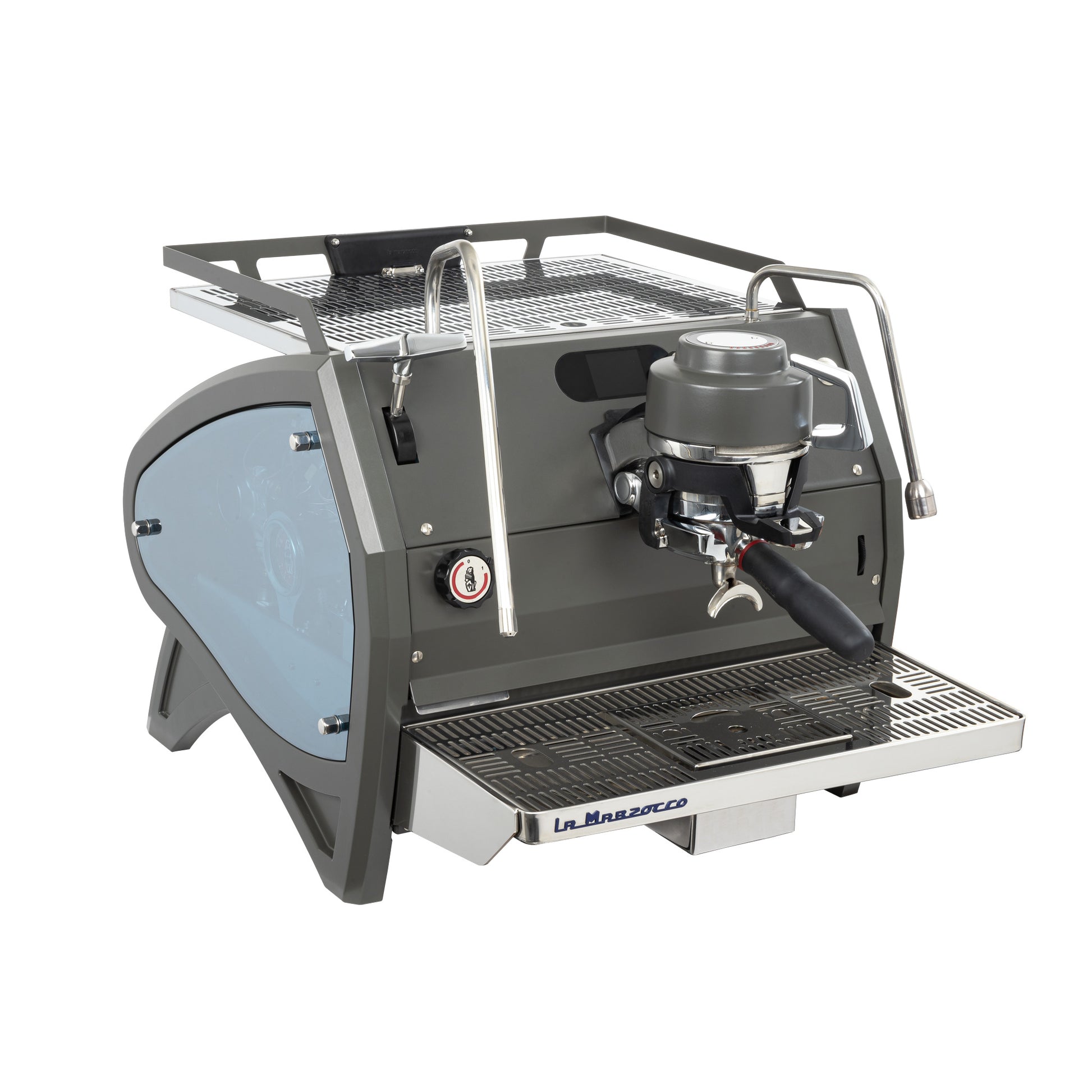 La Marzocco Strada X one group commercial espresso machine, three-quarter front view