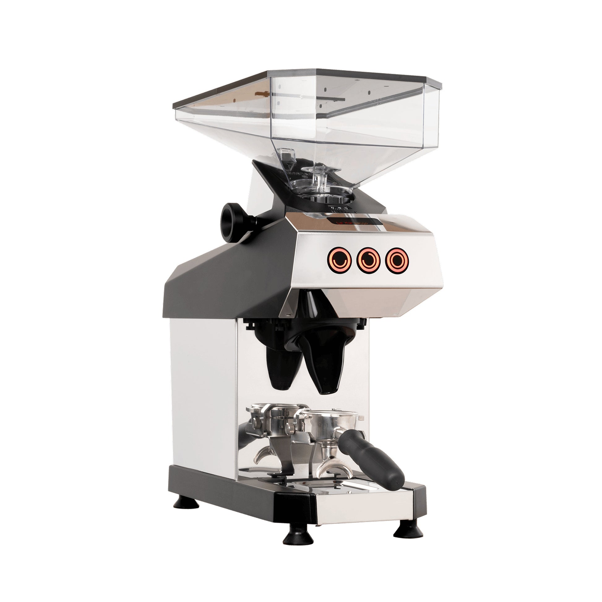 La Marzocco Swan Coffee Grinder, 3/4 angle