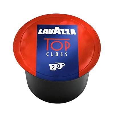 Lavazza Blue Top Class Double Shot Coffee Capsules, single capsule front view