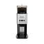Lelit Steve PM20 Flat Burr Coffee Grinder in brushed steel, front view