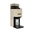 Lelit Steve PM20 Flat Burr Coffee Grinder in gold, three-quarter view