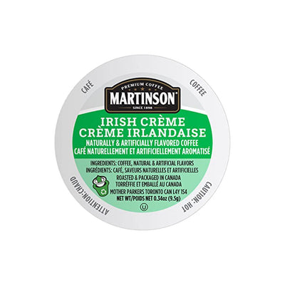 Martinson Coffee Irish Creme Flavored Single-Serve Coffee Pods