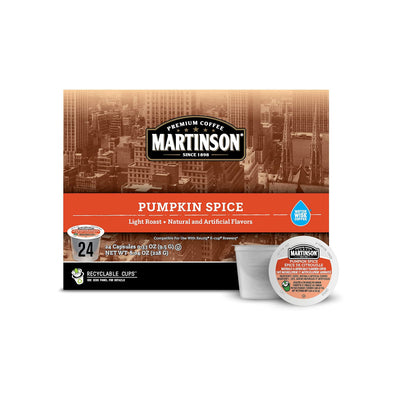 Martinson Coffee Pumpkin Spice Single-Serve Coffee Pods