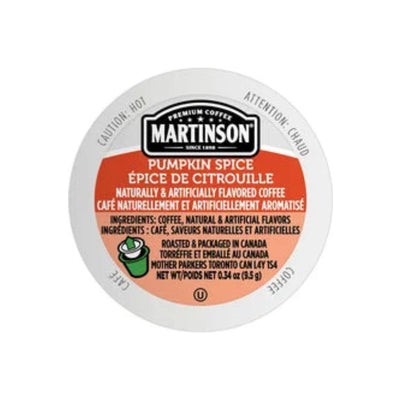 Martinson Coffee Pumpkin Spice Single-Serve Coffee Pods