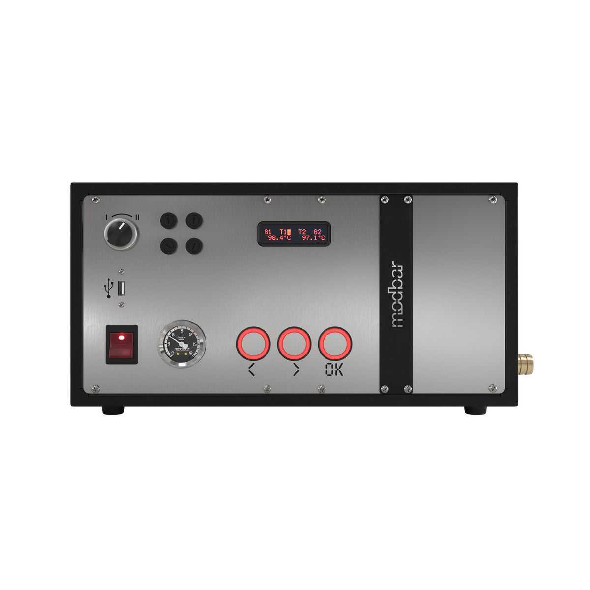 Modbar Espresso AV, under-counter module front panel
