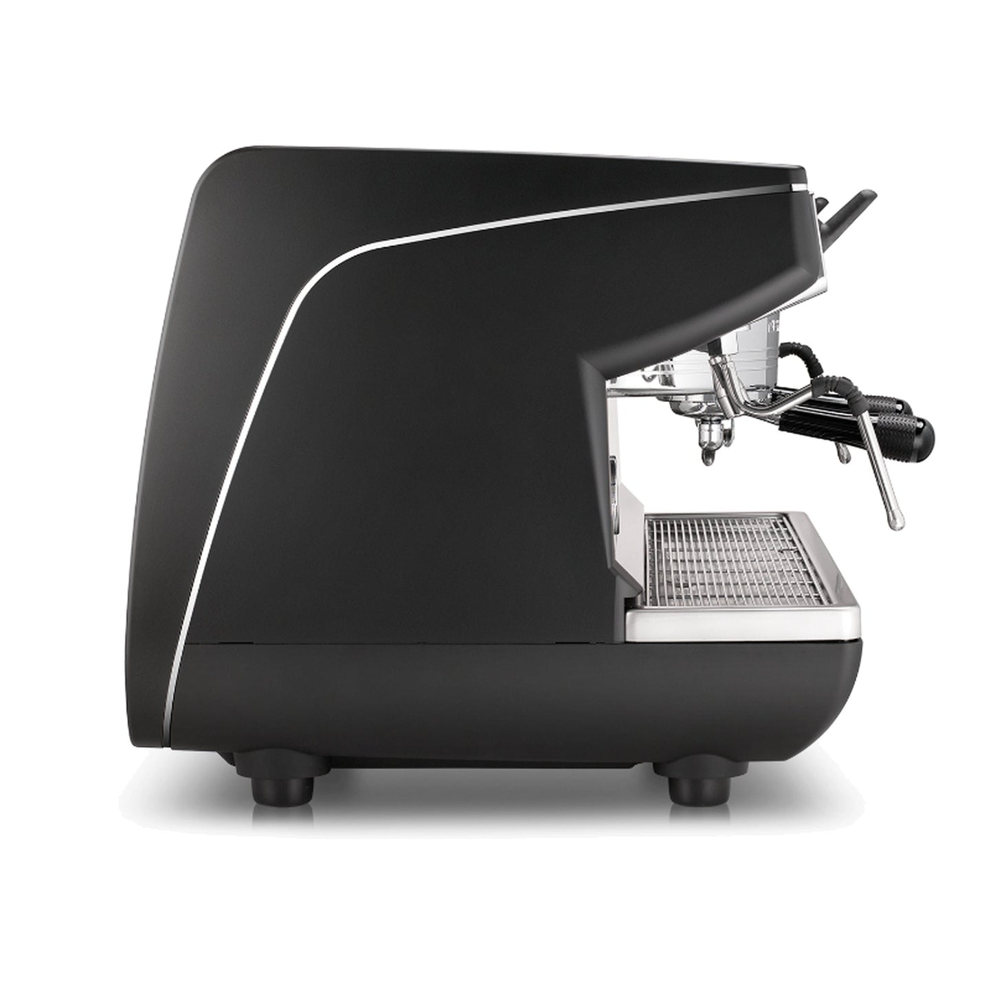 Nuova Simonelli Appia Life 2 Group Semi-Automatic Commercial Espresso Machine, Black, side view