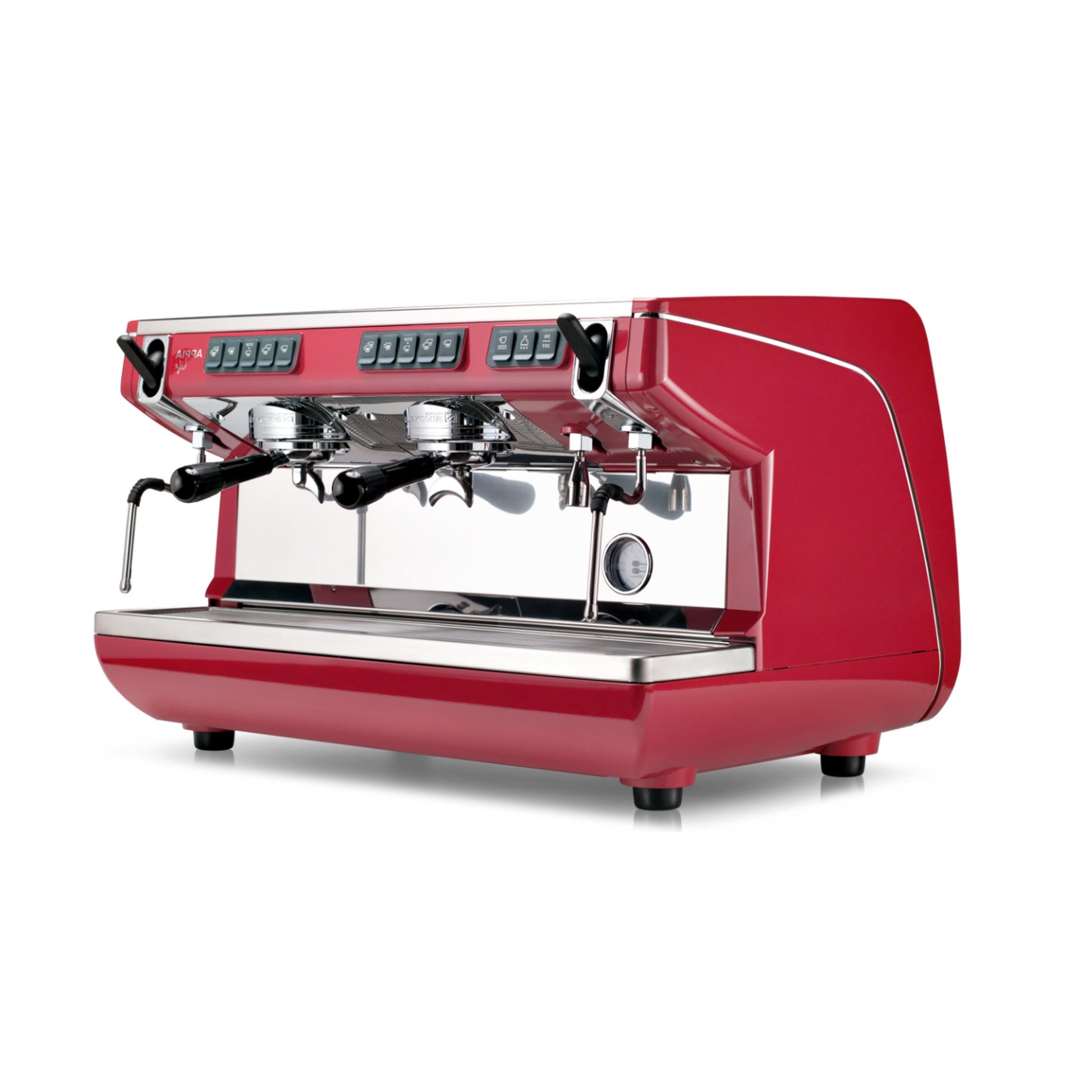 Nuova Simonelli Appia Life 2 Group Volumetric XT Commercial Espresso Machine, side view