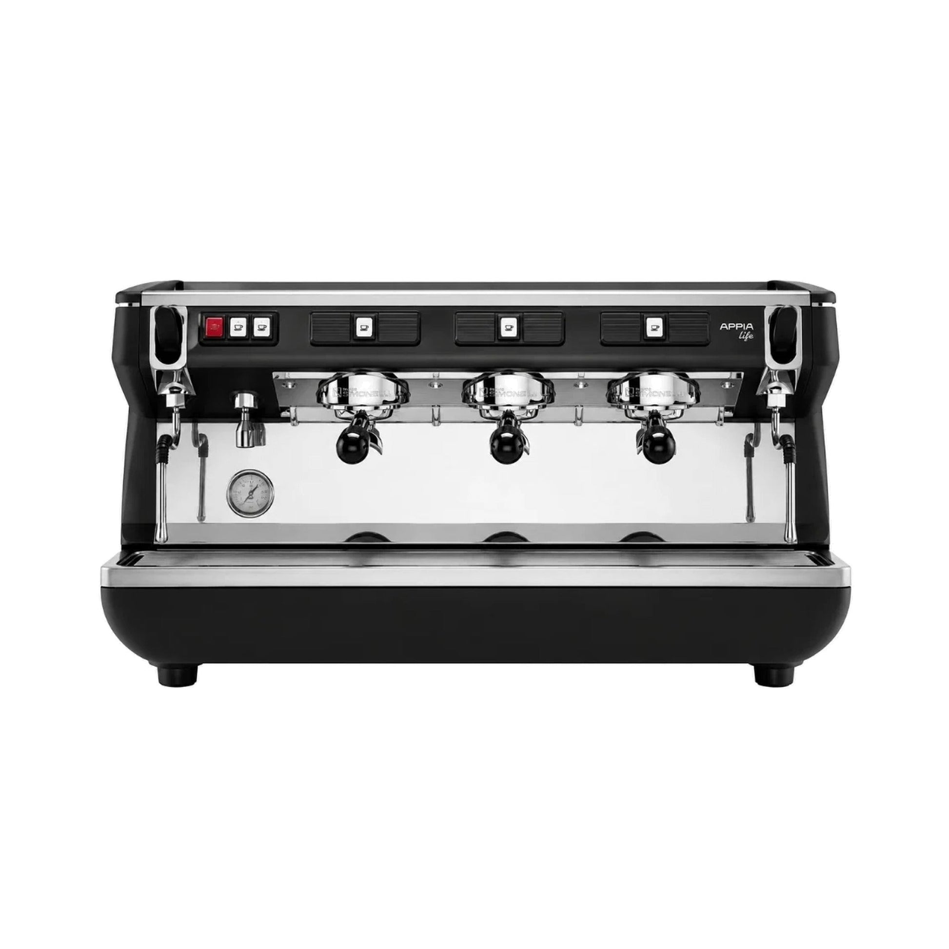 Nuova Simonelli Appia Life 3 Group Semi-Automatic Commercial Espresso Machine, Black