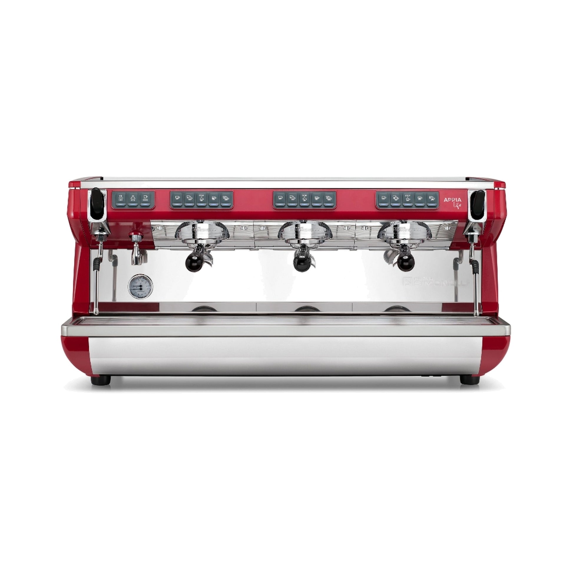 Nuova Simonelli Appia Life 3 Group Volumetric XT Commercial Espresso Machine, side view
