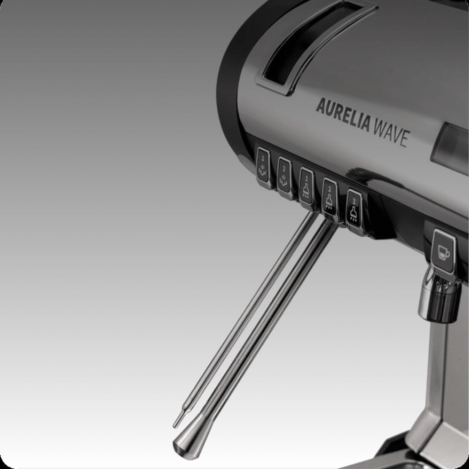 Nuova Simonelli Aurelia Wave 3 Group Volumetric Digit Commercial Espresso Machine, detail view