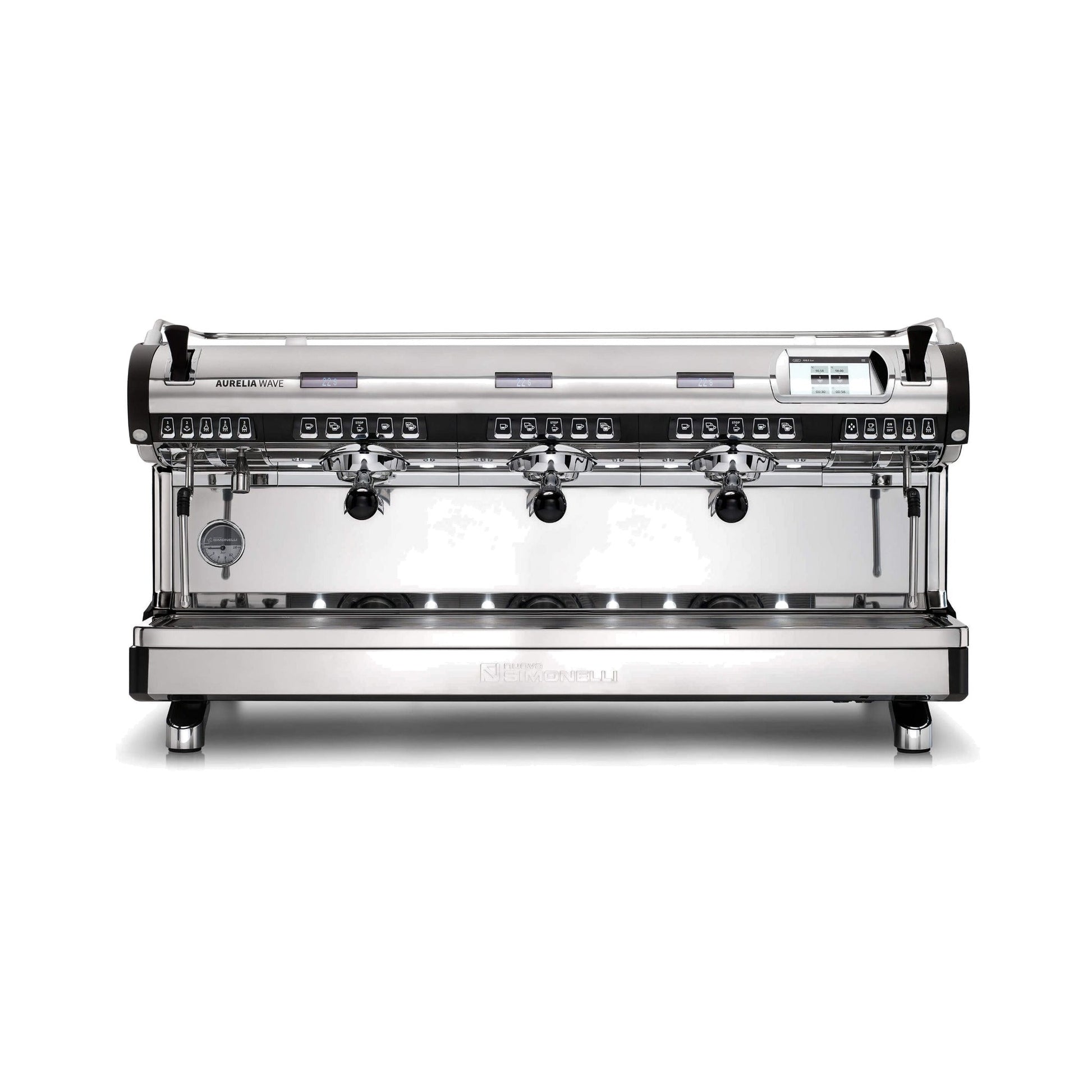 Nuova Simonelli Aurelia Wave 3 Group Volumetric T3 Commercial Espresso Machine, side view