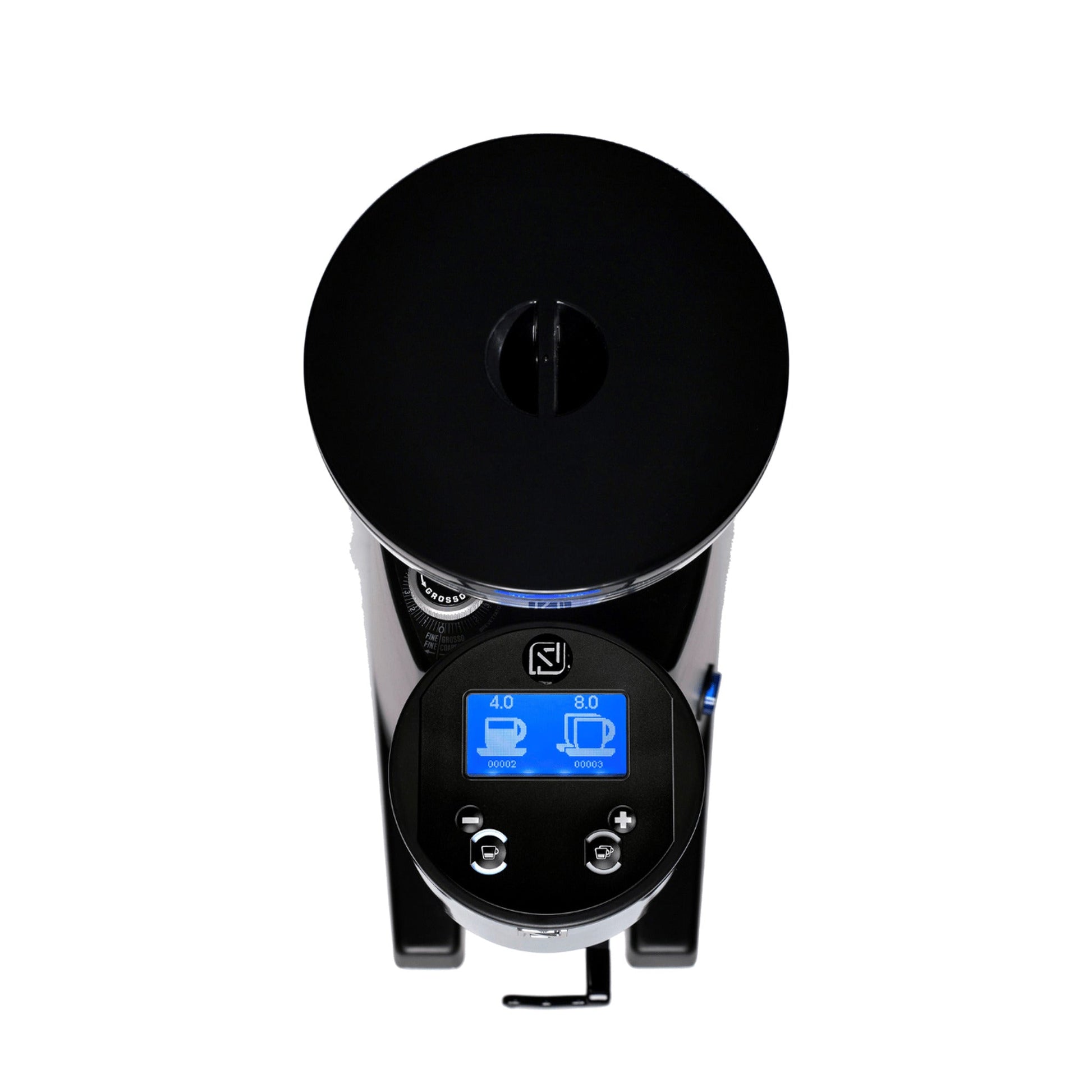 Nuova Simonelli G60 Digital Coffee Grinder, Black, detail view