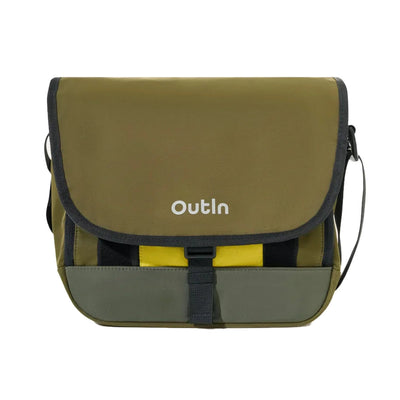 OutIn Flex Messenger Bag in cypress green