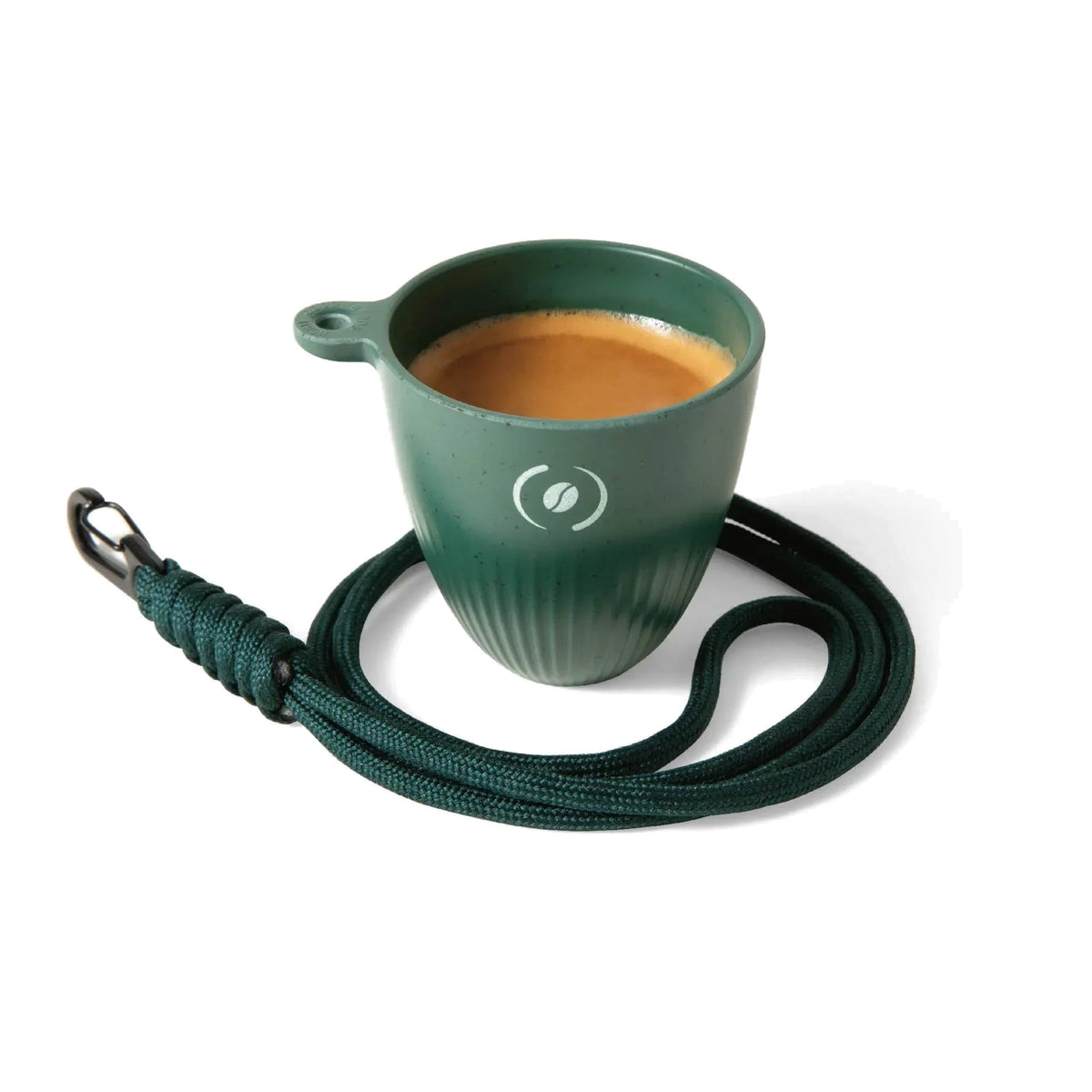 OutIn Rebrew Espresso Cup, filled with espresso