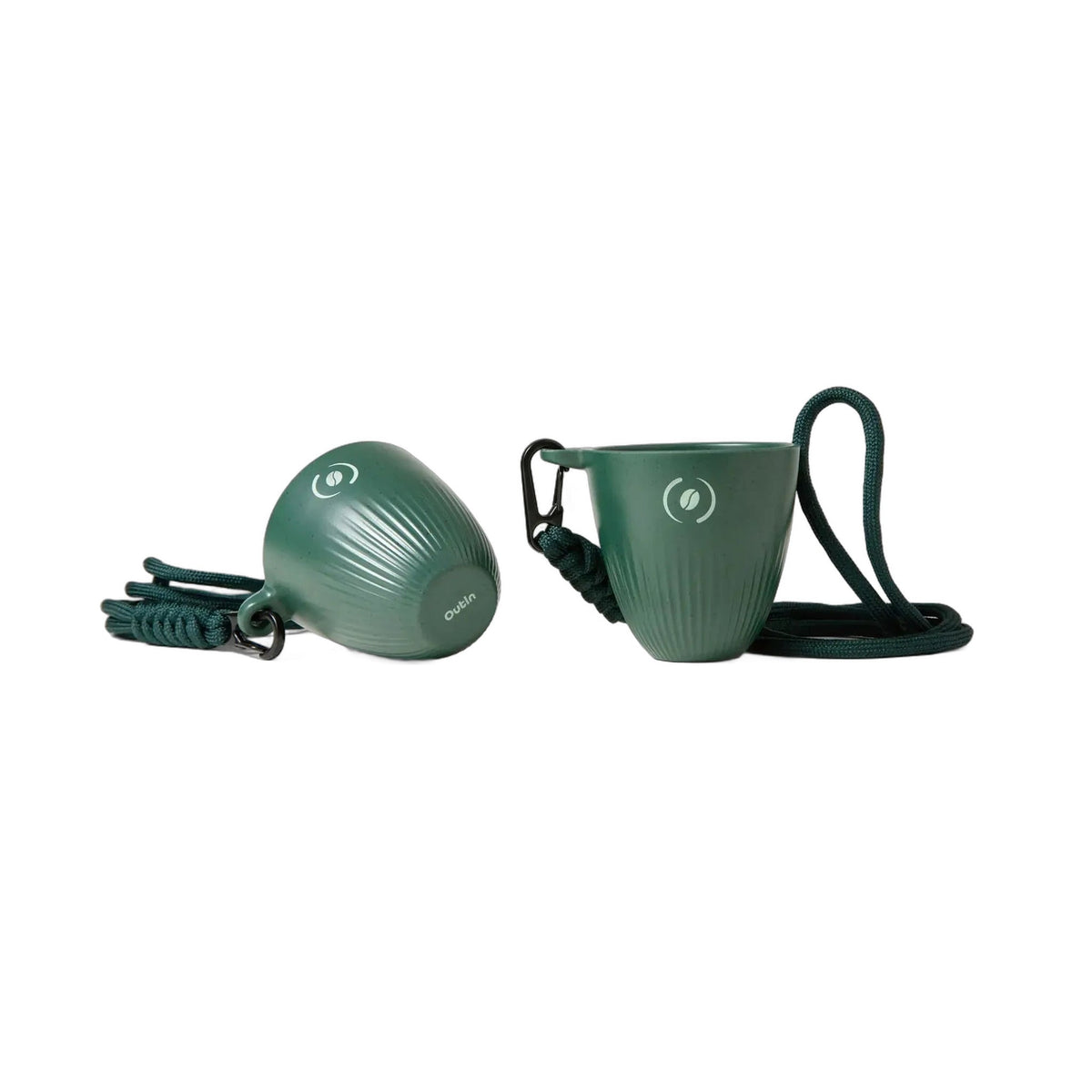 OutIn Rebrew Espresso Cup, a pair with their carry straps