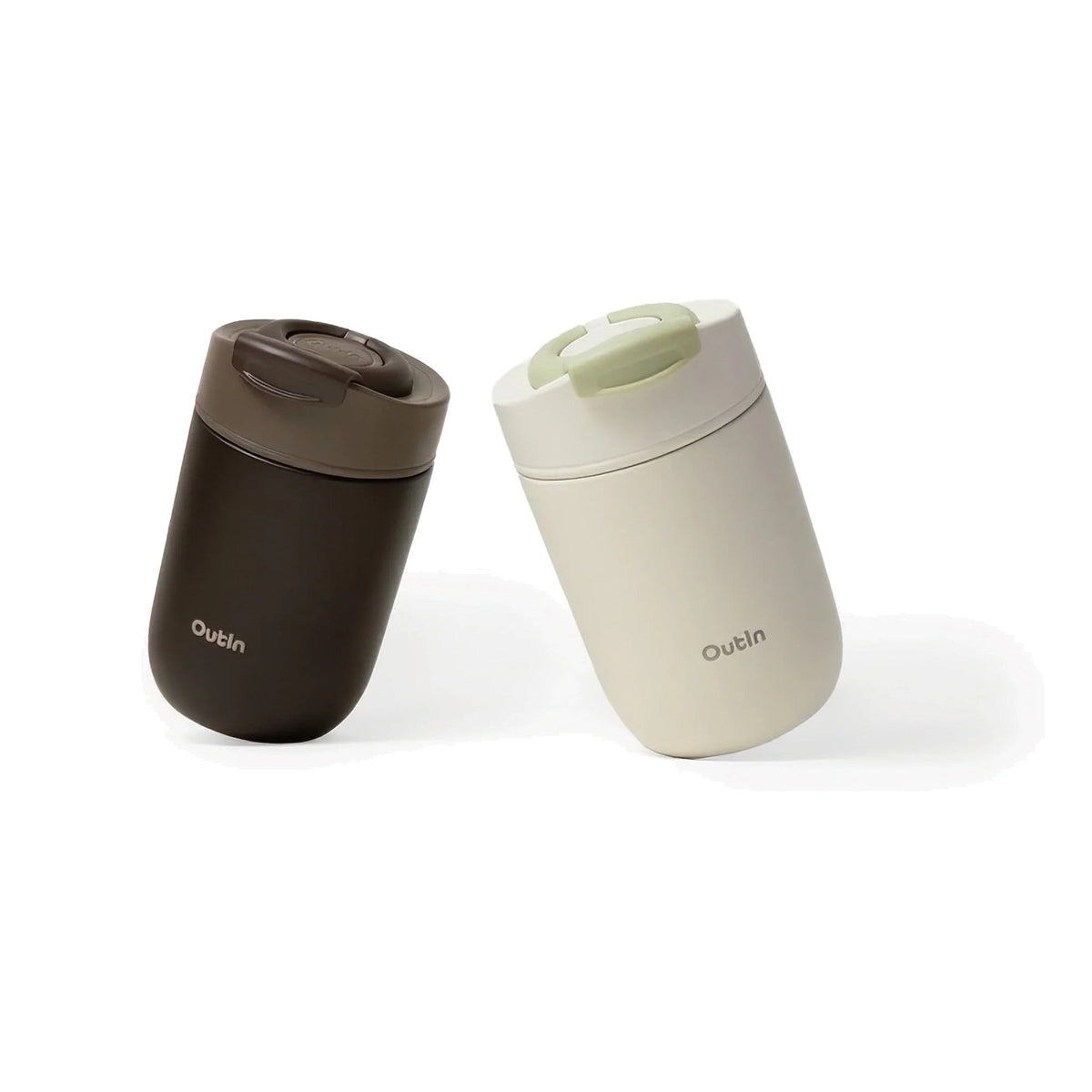 OutIn Travel Tumbler in sand white