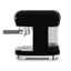 Smeg Manual Espresso Coffee Machine ECF00BLUS in black, side profile