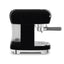 Smeg Manual Espresso Coffee Machine ECF00BLUS in black, three-quarter front-right view