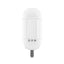 Smeg Manual Espresso Coffee Machine ECF00WHUS in white, top-down view