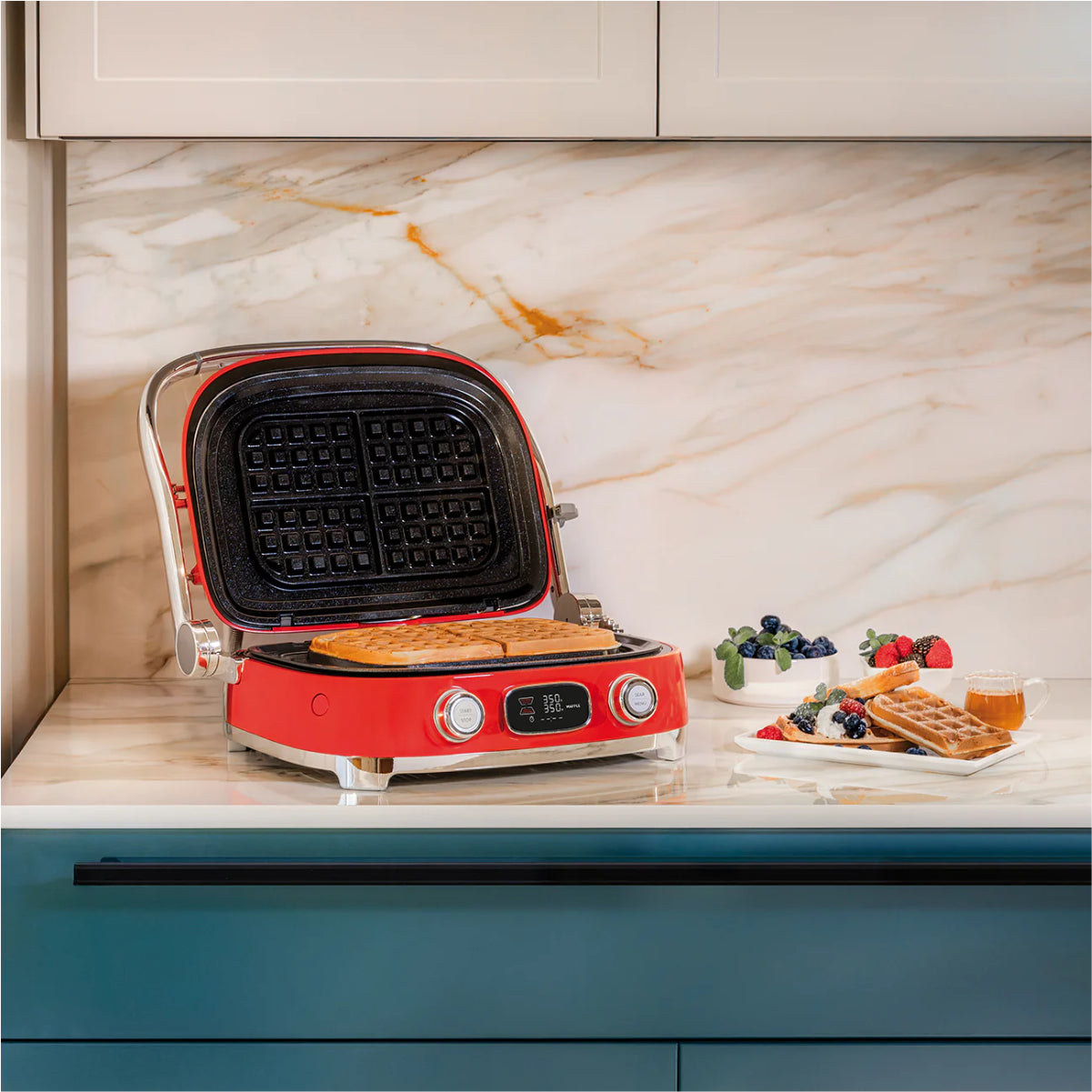 Smeg Multi-Use Countertop Grill MGF01RDUS (Red)