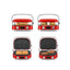Smeg Multi-Use Countertop Grill MGF01RDUS (Red)