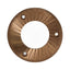 SSP 115mm Flat Burrs in red speed, front view