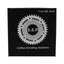 SSP 71mm Flat Burrs in silver knight, retail packaging