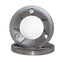 SSP 98mm Flat Burrs in silver knight, pair three-quarter view