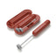Subminimal NanoFoamer GO in terracotta with its matching open carry case and impellers