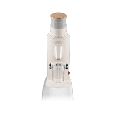 T58 Single Dose Coffee Grinder With Flat Burrs in light grey