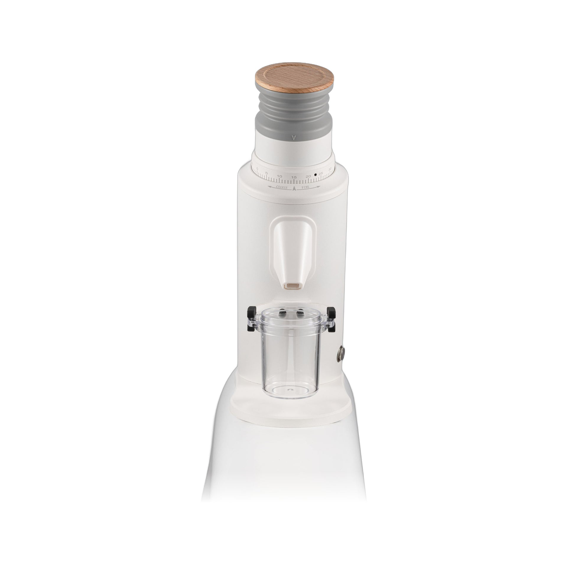 T58 Single Dose Coffee Grinder With Flat Burrs in white