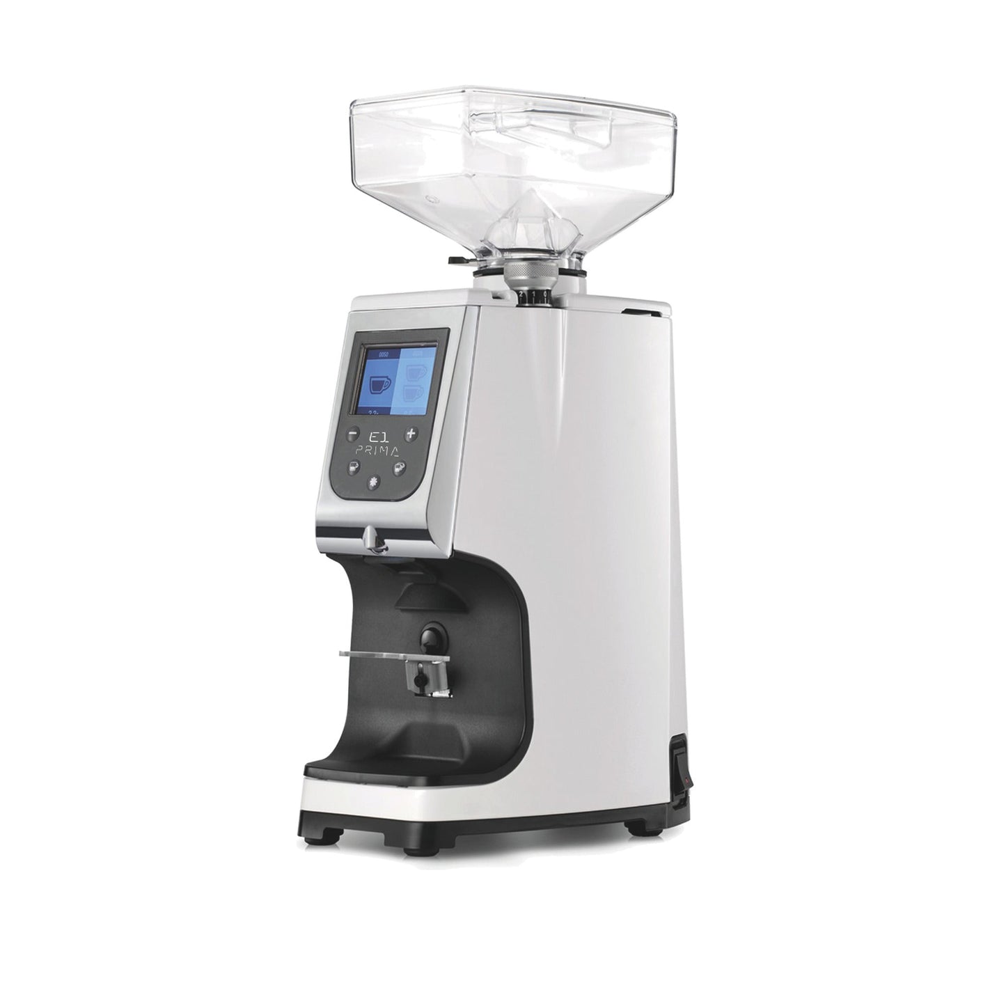 Victoria Arduino Atom-65 Prima Timed Espresso Grinder in black, detail