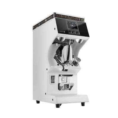 Victoria Arduino Mythos MyG75 Commercial Espresso Grinder in matte white